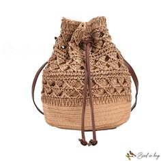 Bird in Bag - Straw bags female new fashion shoulder bag casual bucket bag crossbody woven female bags Female Bags, Wayuu Bag, Details Pictures, Straw Bags, Street Trends, Word Wrap, White Space, Bird In Bag, Casual Bags