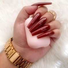 Nail Art 2023, Long Red Nails, Creative Nail Art, November Nails, Art Design Ideas, Nails Done, New Nail, Best Nail Art