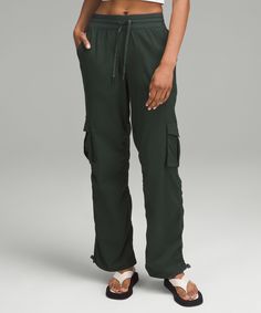 A Pocket-Forward Favourite. This New Version Of Our Dance Studio Pant Has A Roomier Fit With Added Cargo And Back Pockets For Hands-Free Storage. Designed For Casual. This New Relaxed-Fit Version Of Our Dance Studio Pant Feels Roomier Throughout The Hips And Thighs. Consider Sizing Down For A Less Relaxed Fit:full Length Intended To Sit At Ankle. Hand Pockets With Hidden Card Sleeve. Back Pockets. Cargo Pockets. Drawcord To Customize Fit. Cinchable Hems Let You Adjust The Look. | Dance Studio Re Card Sleeve, Joggers Womens, Cargo Pants Women, Cargo Pant, Pants Design, Dance Studio, New Version, Lululemon Women, Bottom Clothes