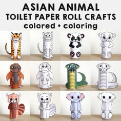 These Asian animal toilet paper rolls are the perfect animal craft project!Buy once and print as many times as you need.In this bundle:tigerpandaorangutancobra snakered pandaAsian elephantIncludes:US Letter sizesA4 sizescolored versionblack and white version for coloring-----------------------------------------------------------------------------Your file will be available directly after payment. If you run into any problems with getting access to the files please let me know and I will send the Toilet Paper Roll Craft, Paper Origami Flowers, Roll Craft, Animal Craft, Rolled Paper Art, Toilet Paper Tube, Toilet Paper Rolls, Girls Group, Graph Paper Art