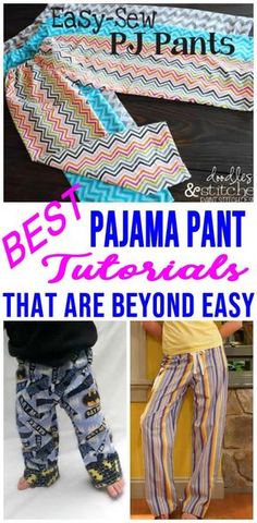 the best pajama pants for babies that are easy to sew and sewing