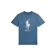 In soft cotton jersey this Big & Tall T-shirt features a painterly interpretation of our iconic Big Pony at the front. Ralph Lauren Relaxed Fit Summer T-shirt, Ralph Lauren Graphic T-shirt, Ralph Lauren Graphic Print T-shirt, Ralph Lauren Short Sleeve Logo T-shirt, Ralph Lauren Graphic Tee With Short Sleeves, Ralph Lauren Graphic Tee With Graphic Print, Ralph Lauren Graphic Print Tee, Ralph Lauren Summer T-shirt With Short Sleeves, Ralph Lauren Cotton Top With Graphic Print