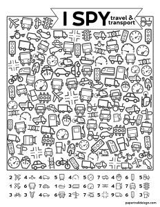 the i spy worksheet is filled with pictures and words to help students learn how to