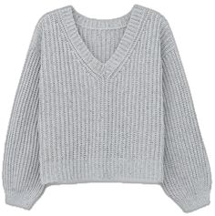 Crochet Ribbed Sweater Pattern Free, Fall V-neck Knitted Sweater, Ribbed Crochet Sweater Pattern, Cozy V-neck Knitted Sweater, Cozy V-neck Sweater, Cheap Crochet Crew Neck Sweater, Cozy Gray Textured Knit Sweater, Ribbed Sweater Pattern, Gray Chunky Knit V-neck Sweater