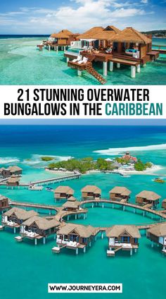 21 Stunning Overwater Bungalows In The Caribbean Carribean Resorts, Best Of Journey, Lux Travel, Overwater Villa, Resort Ideas, Caribbean Honeymoon, Travel Caribbean, Caribbean Hotels, Caribbean Resort