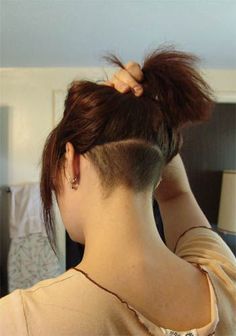 Nape Undercut, Shaved Hair, Grunge Hair, Hair Today