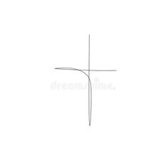 the cross is drawn in black and white on a white background royalty illustration stock images