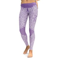 Lavender is a light purple. It applies especially to the color of the flower of the exact same name. If you are looking for something different than these Lavender Mandala Leggings are exactly what you are looking for! Wear these to yoga, to the gym or out and about. Whatever you do, you'll look amazing. Purple Fitted Leggings For Spring, Fitted Purple Leggings For Spring, Lavender Athleisure Yoga Leggings, Lavender Stretch Leggings For Yoga, Lavender Athleisure Leggings For Yoga, Purple Full Length Yoga Pants For Workout, Lavender Stretch Leggings For Workout, Lavender Stretch Leggings For Athleisure, Lavender Fitted Workout Leggings