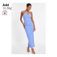 in stock Blue Bodycon Maxi Dress For Evening, Blue One-shoulder Bodycon Midi Dress, Blue Evening Bodycon Dress With Asymmetrical Neckline, Blue Maxi Length Bodycon Dress For Date Night, Blue Bodycon One-shoulder Midi Dress, Blue Maxi Dress With Asymmetrical Neckline For Prom, Blue Asymmetrical Neckline Bodycon Evening Dress, Blue Bodycon Dress With Asymmetrical Neckline For Evening, Blue Fitted Bodycon Dress With Asymmetrical Neckline