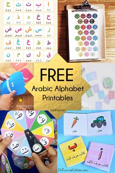 free arabic alphabet printables for kids to practice letters and numbers with their own hands