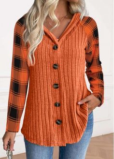 Color:Orange;Size:S;Size:M;Size:L;Size:XL;Size:XXL;Package Contents:1 X Hoodie;Occasion:Other;Style:Casual; Elegant Dresses Plus Size, Orange Long Sleeve, Swimwear Suits, Black Swimwear, Plaid Tops, Plus Size Swimwear, Cardigan Tops, Midi Dress Bodycon, Swim Dress