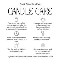 the best candles ever candle care instructions