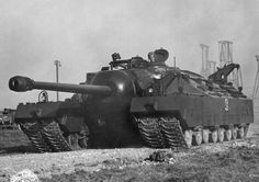 an old black and white photo of a tank