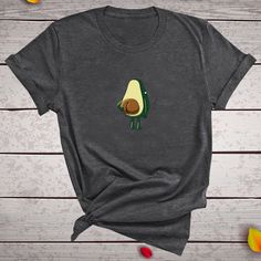 Avocado Frog Funny Graphic Tshirts Print L0125 Green Casual T-shirt With Cartoon Print, Green Casual Top With Cartoon Print, Casual Green Tops With Cartoon Print, Casual Green Top With Cartoon Print, Green Casual Tops With Funny Print, Casual Green Tops With Funny Print, Casual Green T-shirt With Cartoon Print, Frog Print, Cartoon Tops