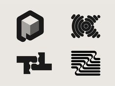 four different types of logo designs