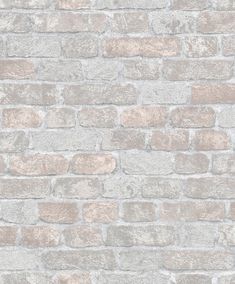 Brick Wall Granulate 58410 Wallpaper by BD Wall Grey Stone Wallpaper, Faux Brick Wallpaper, Brick Effect Wallpaper, Sand Textures, Stone Wallpaper, Monochromatic Color Scheme, Faux Brick, Brick Colors, Grey Decor