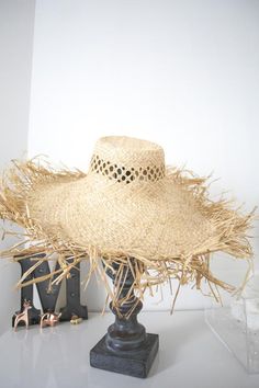 Fringe Floppy Sun Hat Natural straw hat Personalized | Etsy Summer Bohemian Straw Hat With Curved Brim, Summer Brimmed Sun Hat Made Of Palm Leaf, Bohemian Natural Straw Hat For Garden Party, Bohemian Panama Hat For Summer Garden Party, Bohemian Panama Hat For Garden Party In Summer, Summer Hat With Curved Brim And Woven Detail, Palm Leaf Hats For Spring Beach Outings, Wide Brim Sun Hat For Summer Vacation, Summer Sun Hats Made Of Palm Leaf