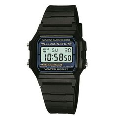 Casio Mens Sport Square Black Plastic Watch Size: One Size.  Gender: male.  Age Group: adult. Digital Sports Watches, Mens Sport Watches, Pink Cases, Casual Black, Sport Watches, Leather Band, Online Jewelry, Classic Black, Vegan Leather