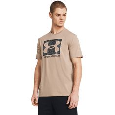 This Under Armour men's graphic t-shirt blends perfectly into your athleisure style. Click on this MEN'S GUIDE to find the perfect fit and more! Super-soft, cotton-blend fabric provides all-day comfort Ribbed collar Crewneck Short sleevesFIT & SIZING Loose fitFABRIC & CARE Cotton, polyester Machine wash Imported Size: 4XL. Color: Dark Sahara. Gender: male. Age Group: adult. Pattern: camo. Under Armour Casual Graphic Print T-shirt, Under Armour Casual Graphic T-shirt, Casual Under Armour Graphic T-shirt, Athleisure Style, Box Logo, Athleisure Fashion, Men's Graphic T Shirt, How To Make Shoes, Logo Tee