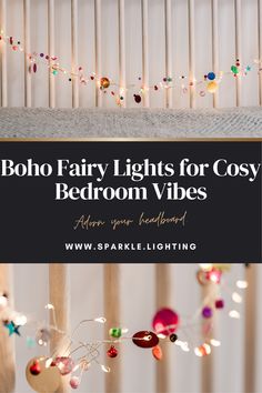 Boho Fairy Lights Boho Vibes Aesthetic, Boho Fairy Lights, Cozy Bedroom Makeover