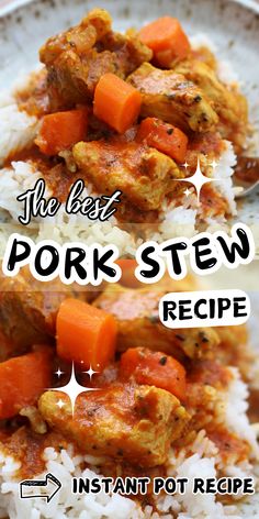 the best pork stew recipe is in this instant pot recipe and it's ready to be eaten