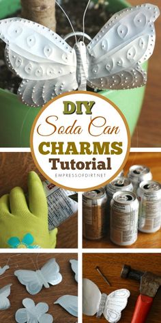 diy soda can charms that are so cute and easy to make