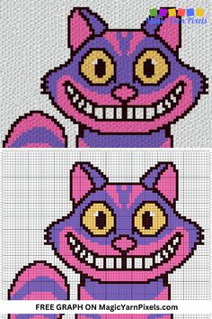 an image of a cartoon character made out of pixellated pixels, with the text free graph on it