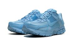 The Nike Zoom Vomero 5 "University Blue" is a monochromatic blue colorway of the retro running shoe.  Debuted in 2010, the Zoom Vomero 5 was re-introduced as a lifestyle shoe via a collaboration with Samuel Ross’s *A COLD WALL clothing brand in 2018, and again beginning in 2022.  Here, the “University Blue” finishes the shoe with an all-blue design.  The upper features a University Blue mesh construction with tonal overlays throughout.  A University Blue leather Swoosh appears on both sides of t Monochromatic Blue, Samuel Ross, Nike Zoom Vomero 5, Nike Vomero, Retro Running Shoes, Zoom Vomero 5, Vomero 5, A Cold Wall, Shoe Nike