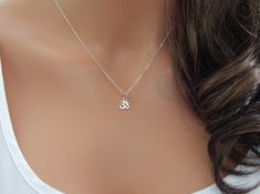 "OM NECKLACE Gold or silver Om necklace. ✦ 14k gold filled or sterling silver chain and components ✦ Gold vermeil or sterling silver Om charm (13mm × 7mm) ✧ Necklace shown at 18\" * Upgrade to a lobster clasp: https://etsy.me/2QYrJmw * Upgrade to a magnetic clasp: https://etsy.me/2QXy7u9" Om Necklace Silver, Ohm Necklace, Necklace Girlfriend, Yoga Spiritual, Om Necklace, Om Pendant, Yoga Necklace, Meditation Yoga, Girlfriend Gift