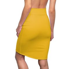 Comfortable and soft, this high quality pencil skirt is fitted and contours the body. Inspired by the freedom of creativity, its perfect for standing out in any occasion. Pair this women's skirt with your favorite shoes, handbag, and accessories for a style that is quick easy and is is trendy, chic, and fashionably fabulous. This look is versatile, comfortable, and durable. Perfect to wear anytime or anywhere - casual, occasion, and event activities..: 95% Polyester 5% Spandex.: Mid waist fit.: Fitted Asymmetrical Skirt In Solid Color, Chic Bodycon Skirt For Spring, Chic Mini Pencil Skirt Solid Color, Chic Solid Color Mini Pencil Skirt, Fitted Knee-length Solid Color Bottoms, Fitted Knee-length Bottoms In Solid Color, Knee-length Pencil Skirt For Spring Night Out, Spring Knee-length Pencil Skirt For Night Out, Spring Night Out Knee-length Pencil Skirt