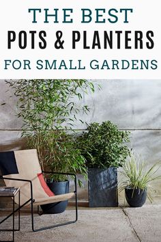 the best pots and planters for small gardens