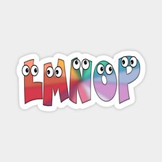 an image of the word limbpop with eyes