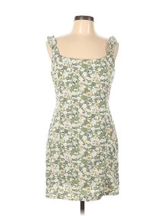 Forever 21 Casual Dress Size: Large Ivory Dresses - used. 100% POLYESTER, Mini, Square, Floral, Short, Sleeveless | Forever 21 Casual Dress: Ivory Floral Dresses - Size Large Elegant Forever 21 Dresses, Cheap Trendy Dresses By Forever 21, Forever 21 Cheap Mini Dress For Summer, Affordable Forever 21 Cotton Mini Dress, Cheap Forever 21 Dresses For Day Out, Cheap Forever 21 Cotton Mini Dress, Ivory Dresses, Floral Dresses, Floral Short