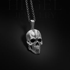 Mens Skull Pendant Silver Skull Necklace For Man Sterling Silver Pendant Unique Gift For Him Skull Gothic Style Punk Necklace For Boyfriend Looking for a gift? You've found the perfect item for this! All our products are made in 925 sterling silver, the highest quality precious metal. In our workshop, everything is carefully handled in happy hands. A classic and beautiful necklace that will suit any style of clothing, everyday or event. Our products will be with you in every special moment! For Necklace For Boyfriend, Boyfriend Necklace, Punk Necklace, Biker Gifts, Art Ring, Unique Gifts For Him, Mens Silver Necklace, Gothic Necklace, Bear Pendant