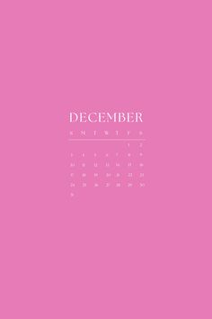 a pink calendar with the word september written in white on it's left side