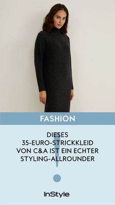 Strickkleider im Winter sind unfassbar bequem und sehen super stylish aus. Es gibt mittlerweile unzählige Modelle, aber das von C&A für nur 35 Euro ist dabei absolut unser Favorit. Hier entdecken! #instyle #instylegermany #strickkleid #c&a Winter 2022, Home Decor Decals, Home Decor, Home Décor