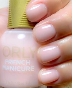 Orly. Color: Rose Colored Glasses 💅🏼 Orly Nail Polish Colors, Light Nail Polish, Opi Gel Nails, Color Of The Week, Essie Nail Colors, Colored Glasses, Subtle Nails, Rose Colored Glasses, Work Nails