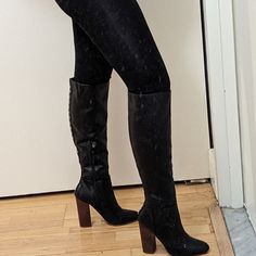 Black Studded Boots, Never Worn, Brand New Casual Heeled Boots For Night Out In Fall, Casual Heeled Boots For Fall Night Out, Forever 21 Boots For Fall Party, Forever 21 Party Boots For Fall, Casual Party Boots By Forever 21, Casual Fall Boots By Forever 21, Forever 21 Casual Party Boots, Trendy Forever 21 Boots For Fall, Trendy Fitted Forever 21 Boots