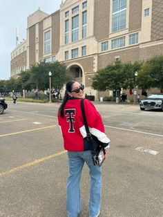 game day #gameday #college college game day #collegefootball college football game day #outfitidea fall football #vintage #vintageclothing texas tech football game #coldoutfits cold game day outfit Highschool Game Day Outfit, Cold Game Day Outfit College, Football Game Outfit Cold, Texas Tech Game Day Outfit, Cold Game Day Outfit, Cold Football Game Outfit, Texas Tech Football, Minimalist Wardrobe Capsule