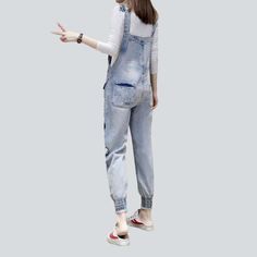 Introducing our streetwear-style Ornamented Women's Denim Jumpsuit from the 2023 Spring-Summer Collection. A sartorial blend of vogue modern and nostalgic vibes. this jumpsuit will make you stand out from the crowd!Distinctive Features: Embroidered Street Style: Get ready to turn heads with this street-trend jumpsuit ââ‚?patterned with eye-catching embroidery for an undeniably cool look. Slim Fit: Crafted to hug your silhouette. this jumpsuit ensures comfort and style so you can look your best. Trendy Light Wash Jumpsuits And Rompers For Spring, Spring Cotton Medium Wash Jumpsuits And Rompers, Spring Medium Wash Cotton Jumpsuits And Rompers, Spring Cotton Jumpsuits And Rompers In Medium Wash, Spring Medium Wash Denim Jumpsuits And Rompers, Spring Light Wash Relaxed Fit Denim Jumpsuit, Light Wash Relaxed Fit Denim Jumpsuit For Spring, Relaxed Fit Light Wash Denim Jumpsuit For Spring, Trendy Light Wash Overall Jumpsuits