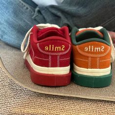 Vintage Red Canvas Low-top Women Sneakers Casual Letter Embroidery Skateboard Shoes Students Flat 2023 Fashion Zapatillas Womens Low Heels, Embroidery Shoes, Sport Shoes Men, Fashion Shoes Sneakers, Sport Shoes Women, Orange Shoes, Casual Sneakers Women, Mesh Shoes, Platform Slippers