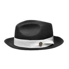 Adjustable Black Hat Band For Kentucky Derby, Classic Black Hat Bands For Summer, Classic Black Adjustable Fedora, Classic Black Hat Bands For Beach, Classic Black Hat Band For Beach, Elegant Black Adjustable Panama Hat, Formal Black Adjustable Hat Bands, Black Adjustable Panama Hat With Short Brim, Adjustable Black Panama Hat With Short Brim