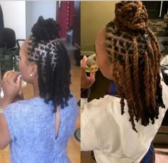 Short Dread Styles, Short Loc Styles, Dreads Styles For Women, Short Dreads, Dreadlocks Styles, Minding My Business, Dread Styles, Dread Head