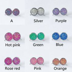 12mm Round Glitter Resin Cabochons Earrings♥♥ Size：12mm ♥♥Material: Resin, stainless steel♥♥Quantity:10pair♥♥♥♥ Shipping♥♥♥♥ ♥♥♥♥♥♥If you are in a hurry, please choose DHL shipping;♥♥♥♥♥♥♥♥♥♥Note:have larger stock and can offer wholesale price.♥♥♥♥If you need more quantity, please do not hesitate to contact me.♥ ♥ ♥ ♥ ♥ ♥ ♥ ♥ ♥ ♥ ♥ ♥ Thanks for your Visit ♥ ♥ ♥ ♥ ♥ ♥ ♥ ♥ ♥ ♥ ♥ ♥♥ ♥ Wishing you a happy shopping ♥ ♥ Silver Glitter Round Earrings, Glitter Round Jewelry As Gift, Round Glitter Jewelry For Gifts, Round Glitter Jewelry As Gift, Glitter Round Earrings For Gifts, Druzy Earrings, Earrings Round, Steel Earrings, Ear Stud