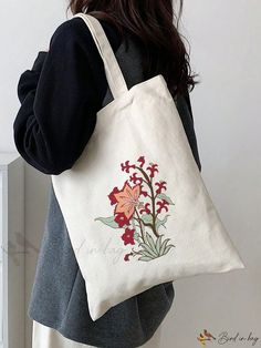 Bird in Bag - Graphic Shop Casual Bag Beige Handheld Canvas Bag For Shopping, Beige Cotton Shoulder Bag, Eco-friendly Beige Shopping Bag, Beige Shoulder Gift Bag, Beige Cotton Bag For Errands, Eco-friendly Shoulder Bag For Errands, Beige Handheld Gift Bag, Beige Satchel Gift Bag, Beige Satchel For Gifts