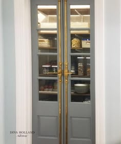 an instagram photo of two glass doors with food in the bottom one and on the other side