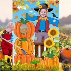 PRICES MAY VARY. Backdrop Funny Thanksgiving harvest design: the Thanksgiving background decoration is designed with Thanksgiving harvest patterns, such as scarecrow, pumpkins, falling leaves and more, classic patterns and colors can provide an easy and quick way to create the atmosphere for your thanksgiving party Large size: the large Thanksgiving photography backdrop is approx. 1.5 x 1 m/ 59 x 39.4 inches, large enough to serve as background for your fall party and Thanksgiving party decorati Large Scarecrow, Pumpkin Patch Decoration, Thanksgiving Photography, Fall Festival Decorations, Fall Festival Games, Pumpkin Patch Party, Fall Harvest Decorations, Thanksgiving Party Decorations, Background Fall