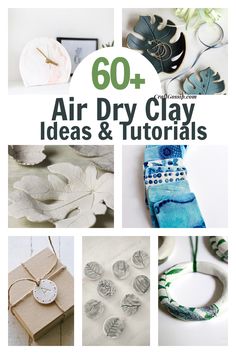 100+ Air Dry Clay Ideas and Tutorials Decorate Glass Jars, Itsekovettuva Savi, Clay Candle Holders, Clay Candle