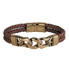 Horizon Men's Brown Bracelet | Timepieces International Gold Leather Bracelet Men, Luxury Adjustable Brown Bracelet, Luxury Brown Leather Bracelet, Luxury Gold Leather Bracelet For Men, Luxury Hand-tooled Brown Bracelet, Mens Bracelet Black, Brown Leather Bracelet, Brown Bracelet, Brown Leather Strap