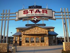 the entrance to star soccer complex in texas